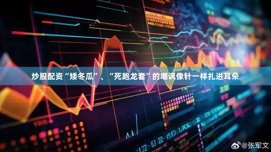 炒股配资“矮冬瓜”、“死跑龙套”的嘲讽像针一样扎进耳朵